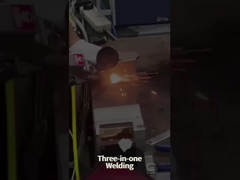 دستگاه چند کارکردی دستی تک موتور سه در یک برای برش و تمیز کردن جوش