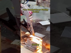 دستگاه جوش لیزر 3 در 1 قابل حمل از جوش / تمیز کردن و برش پشتیبانی می کند