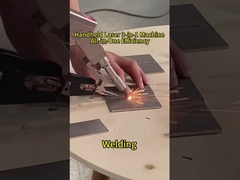 دستگاه جوش لیزر 3 در 1 قابل حمل از جوش / تمیز کردن و برش پشتیبانی می کند