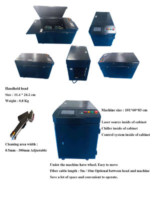 قیمت خوب تفنگ لیزری 2000 وات برای حذف لکه های رنگ با گواهینامه CE آنلاین