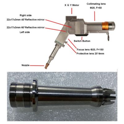 قیمت خوب سر جوشکاری لیزری دو موتور دستگیر با اشکال پرتو چند هندسی آنلاین