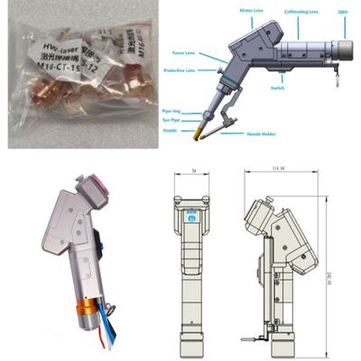 قیمت خوب دستگاه چند وظیفۀ دستی سه در یک برای جوشکاری / تمیز کردن و برش سیم آنلاین