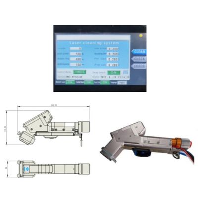 قیمت خوب دستگاه تمیز کردن لیزر تک تک دست برای تمیز کردن فولاد کربن / فولاد ضد زنگ آنلاین