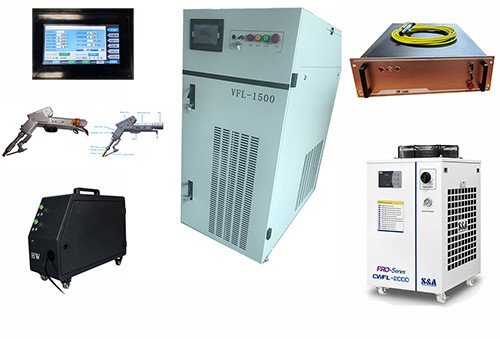 قیمت خوب 3000w دست نگه داشته شده فلز لیزر جوش ماشین تک موتور برای جوش لرزنده آنلاین
