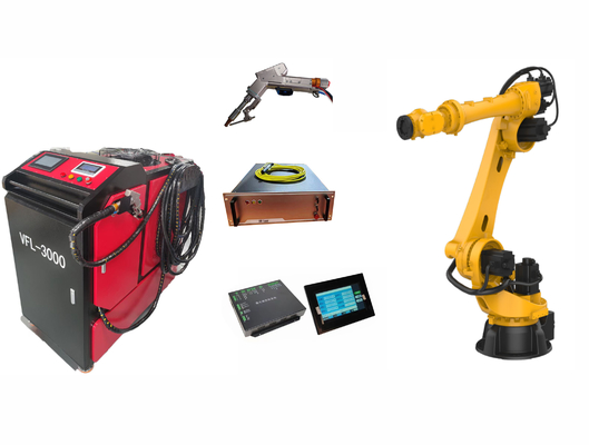قیمت خوب دستگاه جوش لیزری دستی تک موتور 3000 وات برای جوش رباتیک آنلاین