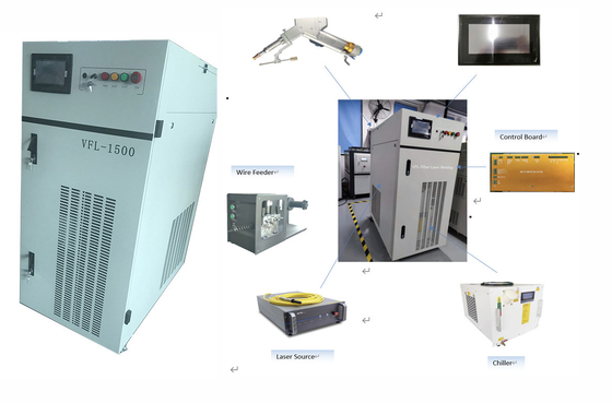 قیمت خوب 2000w فلز لیزر جوش ماشین دستی برای جوش آلومینیوم Sus آنلاین