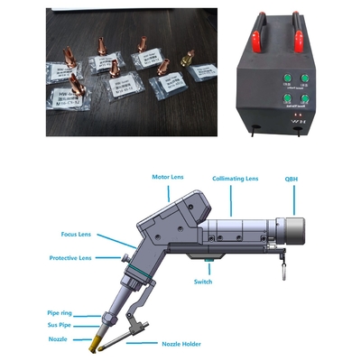 قیمت خوب 2000W فیبر دستی تک موتور لیزر جوش ماشین دو راه سیم تغذیه در همان زمان آنلاین